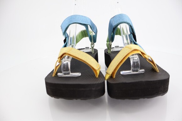 Teva Womens Midform Universal Sandal Size 6 Blue Green Yellow Strappy Ajustable - Picture 3 of 11